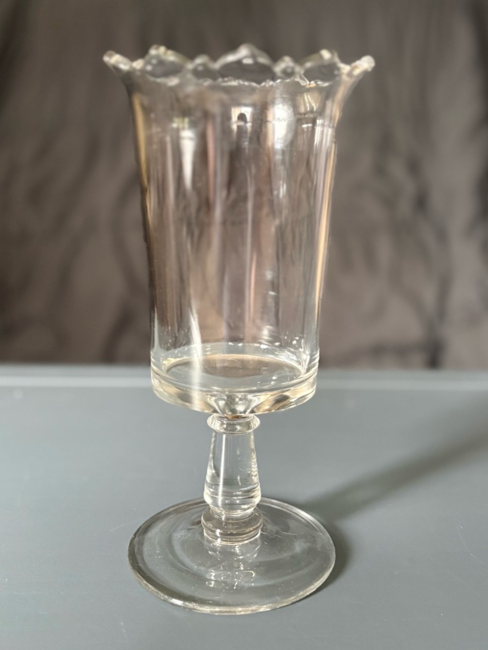 Antique Early American Pattern Glass (EAPG) spooner or celery vase